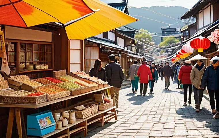 문화예술 정책 분석 - A vibrant local art festival in a charming Japanese town square.**
**Prompt:** A cheerful, sunlit sc...